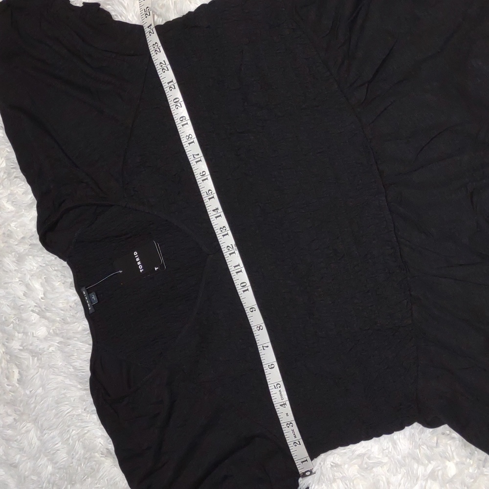 Torrid Black Babydoll Top size 4XL Smocked 4XL - Picture 8 of 11
